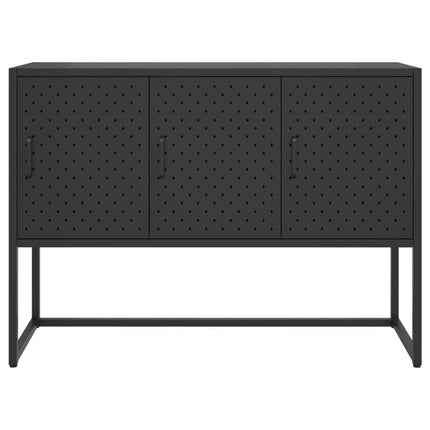 skænk 105x35x75 cm stål sort