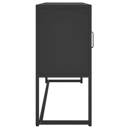 skænk 105x35x75 cm stål sort