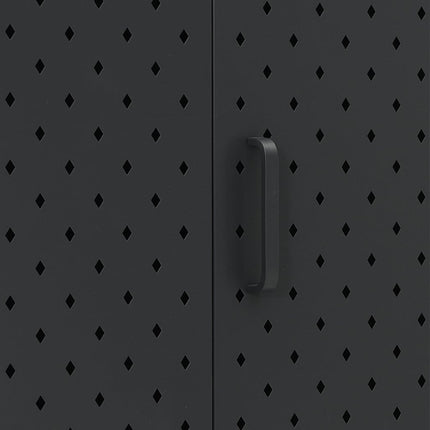 skænk 105x35x75 cm stål sort