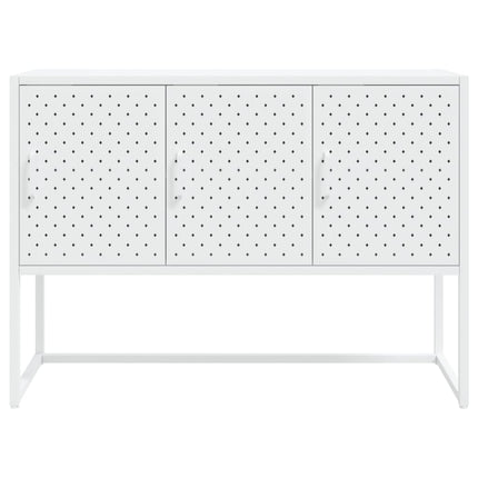 skænk 105x35x75 cm stål hvid