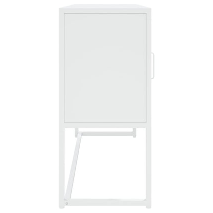 skænk 105x35x75 cm stål hvid