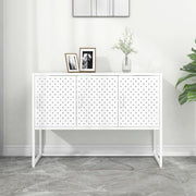 skænk 105x35x75 cm stål hvid