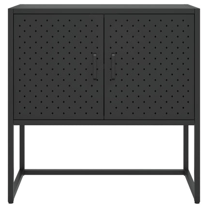 skænk 75x35x75 cm stål sort