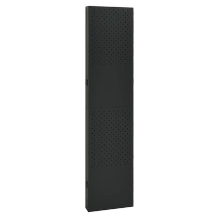 5-panels rumdeler 200x180 cm stål sort