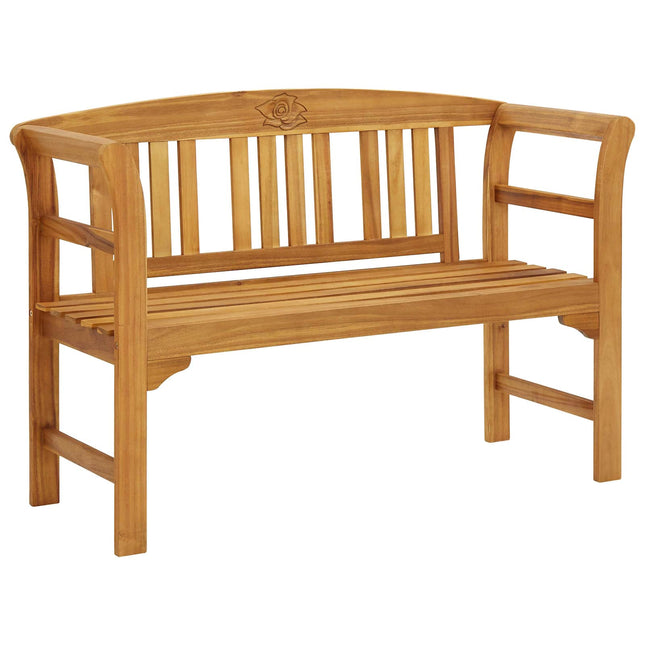 havebænk 114 cm massivt akacietræ