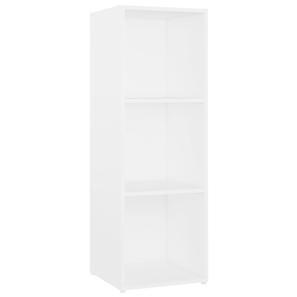tv-skabe 2 stk. 107x35x37 cm konstrueret træ hvid