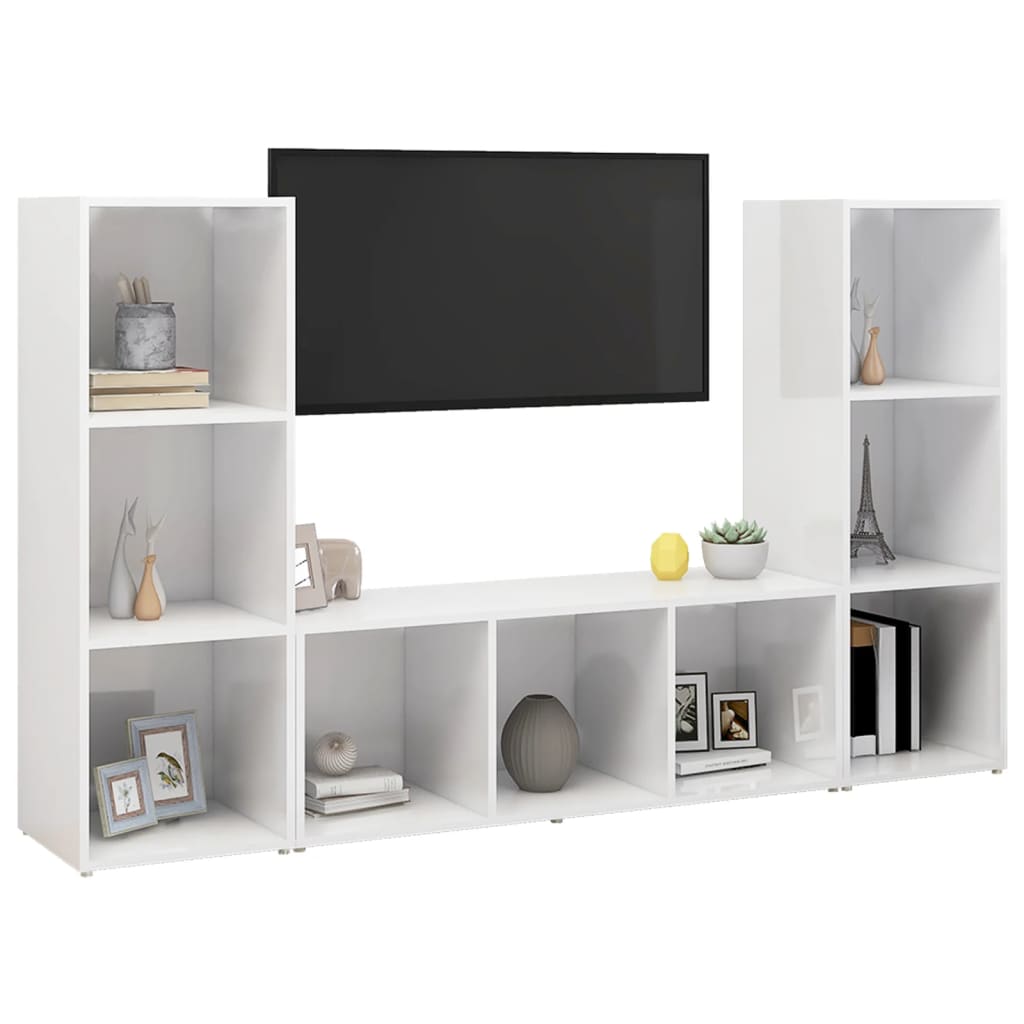| TV-skab | 3 pcs 37 x 35 x 107.5 cm