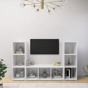 | TV-skab | 3 pcs 37 x 35 x 107.5 cm