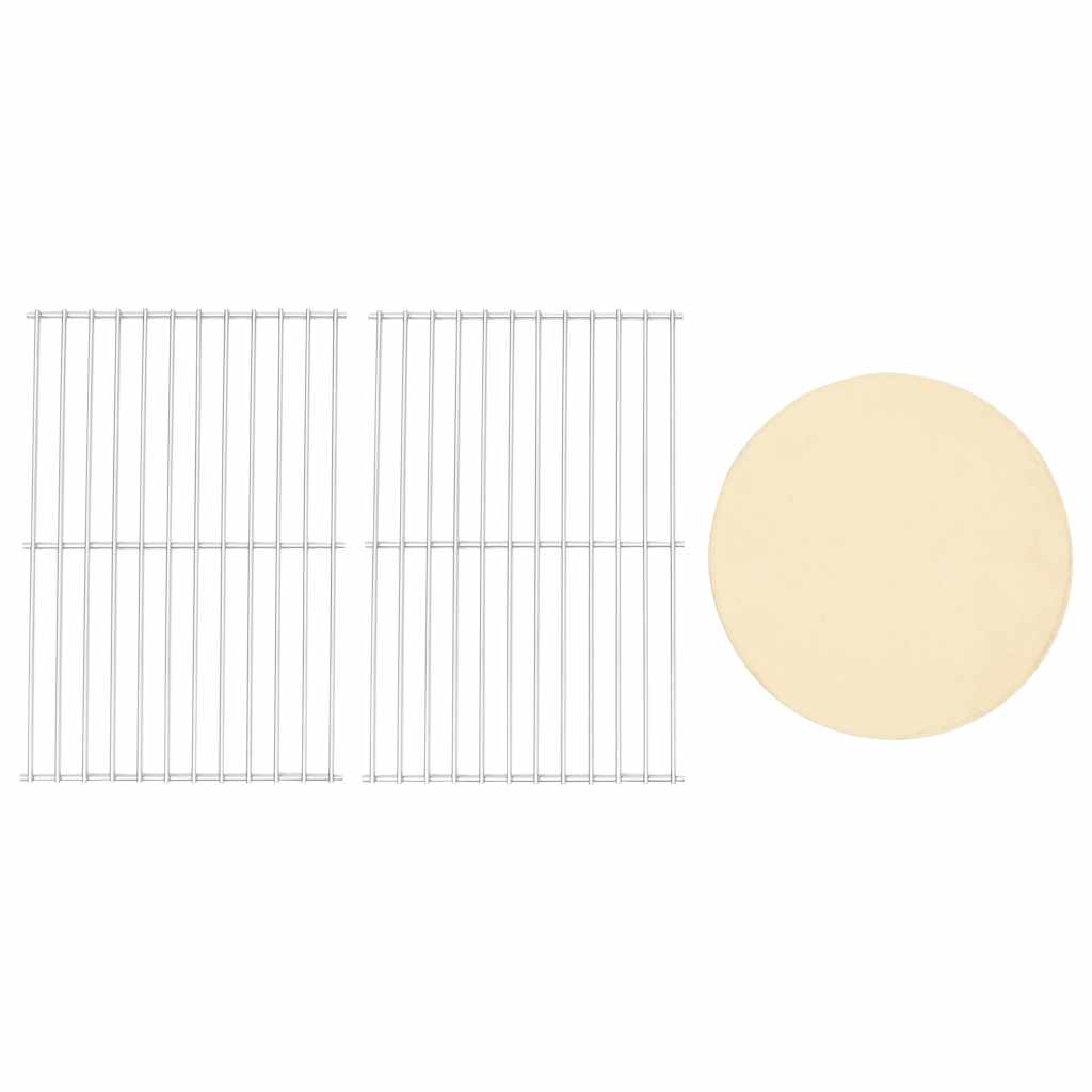 3-i-1 udendørs pizzaovn og grill sort