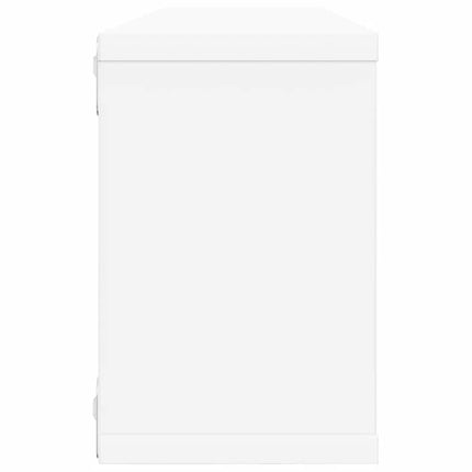 væghylder 6 stk. 60x15x23 cm kubeformet konstrueret træ hvid