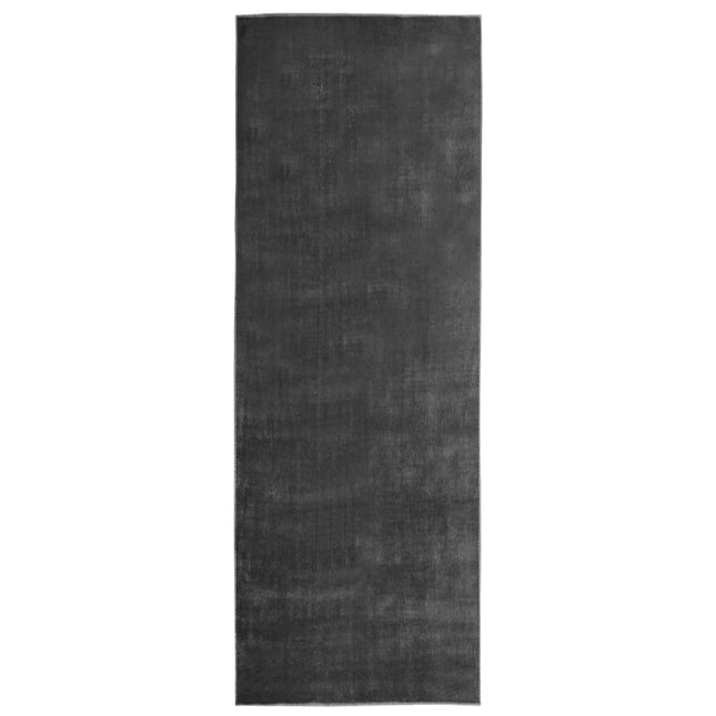 tæppeløber vaskbar sammenfoldelig 80x300cm polyester antracit