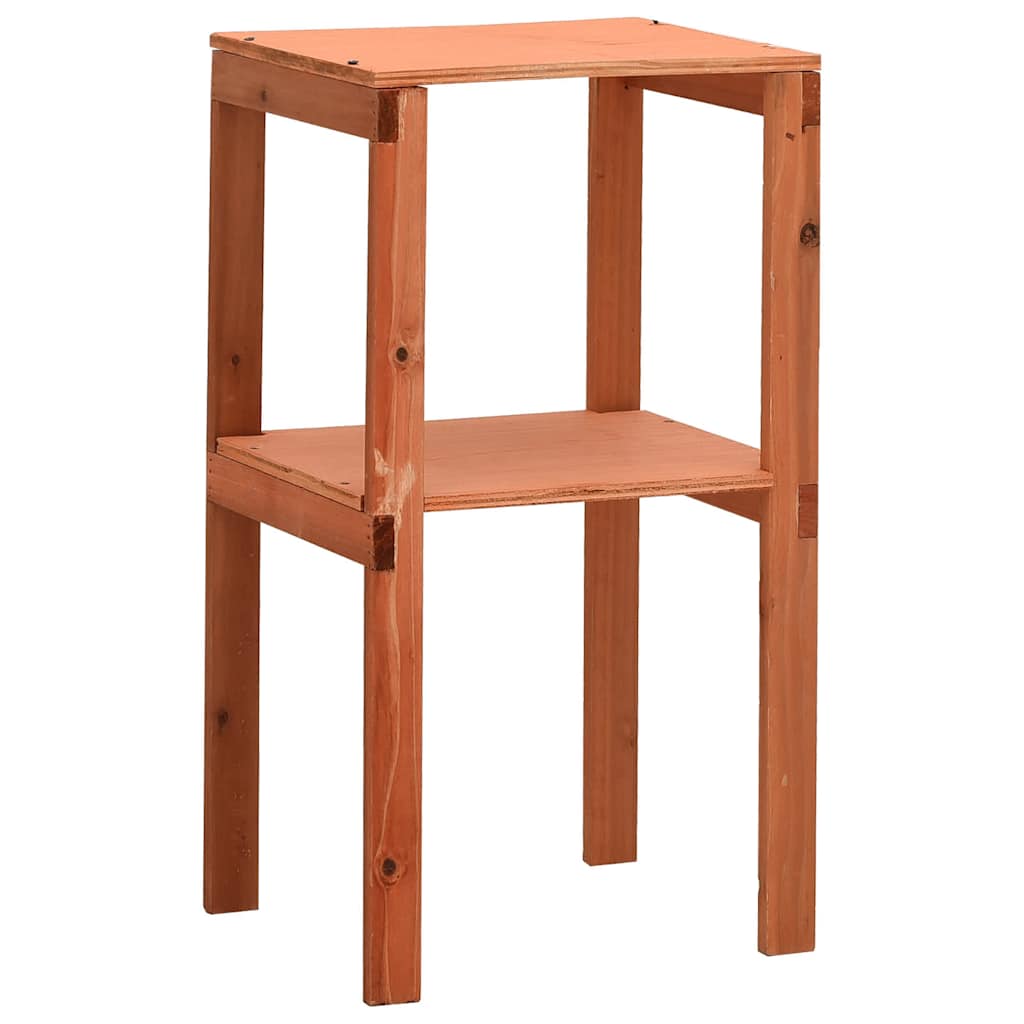 redskabsskur til haven 136x75x160 cm massivt grantræ