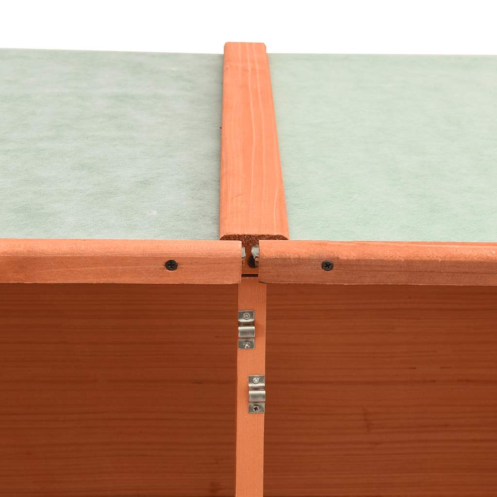 redskabsskur til haven 136x75x160 cm massivt grantræ