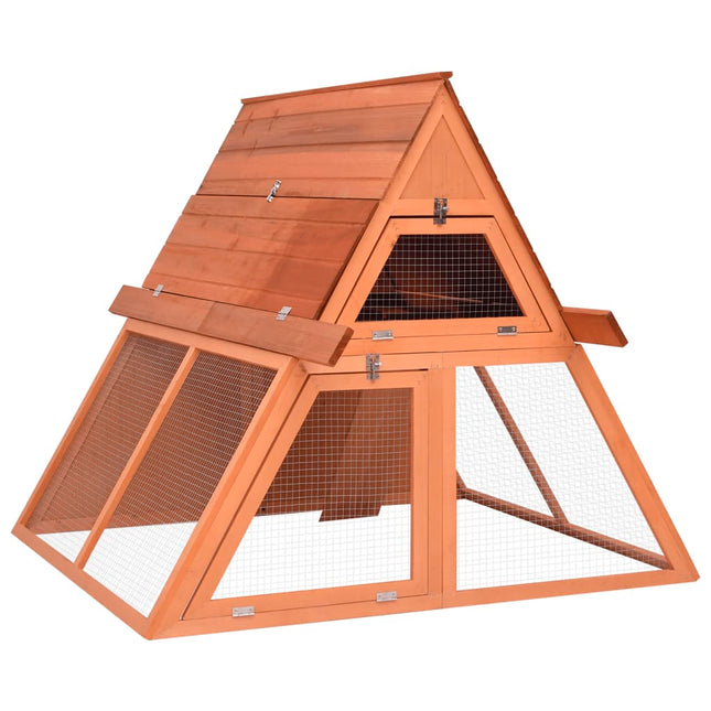 kaninbur 152x127x109,5 cm massivt fyrretræ