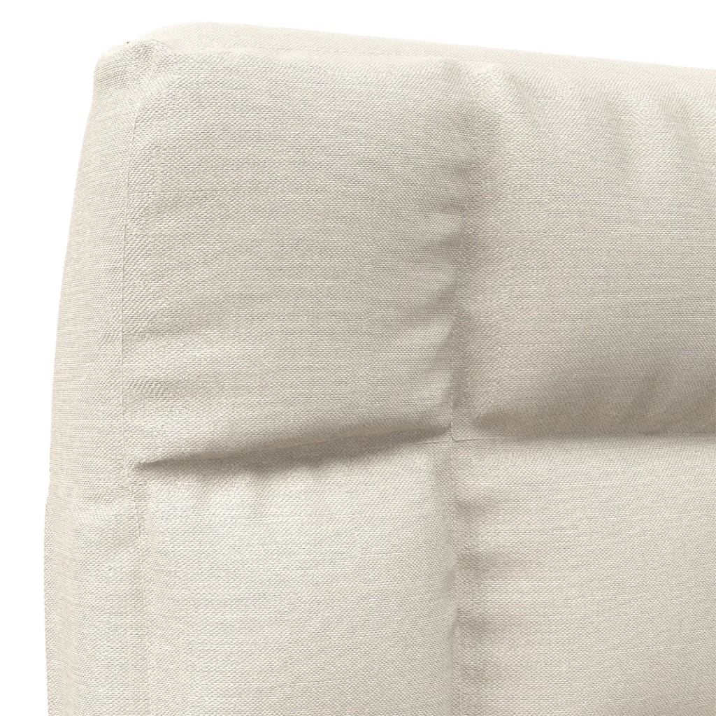 foldbar gulvstol stof cremefarvet