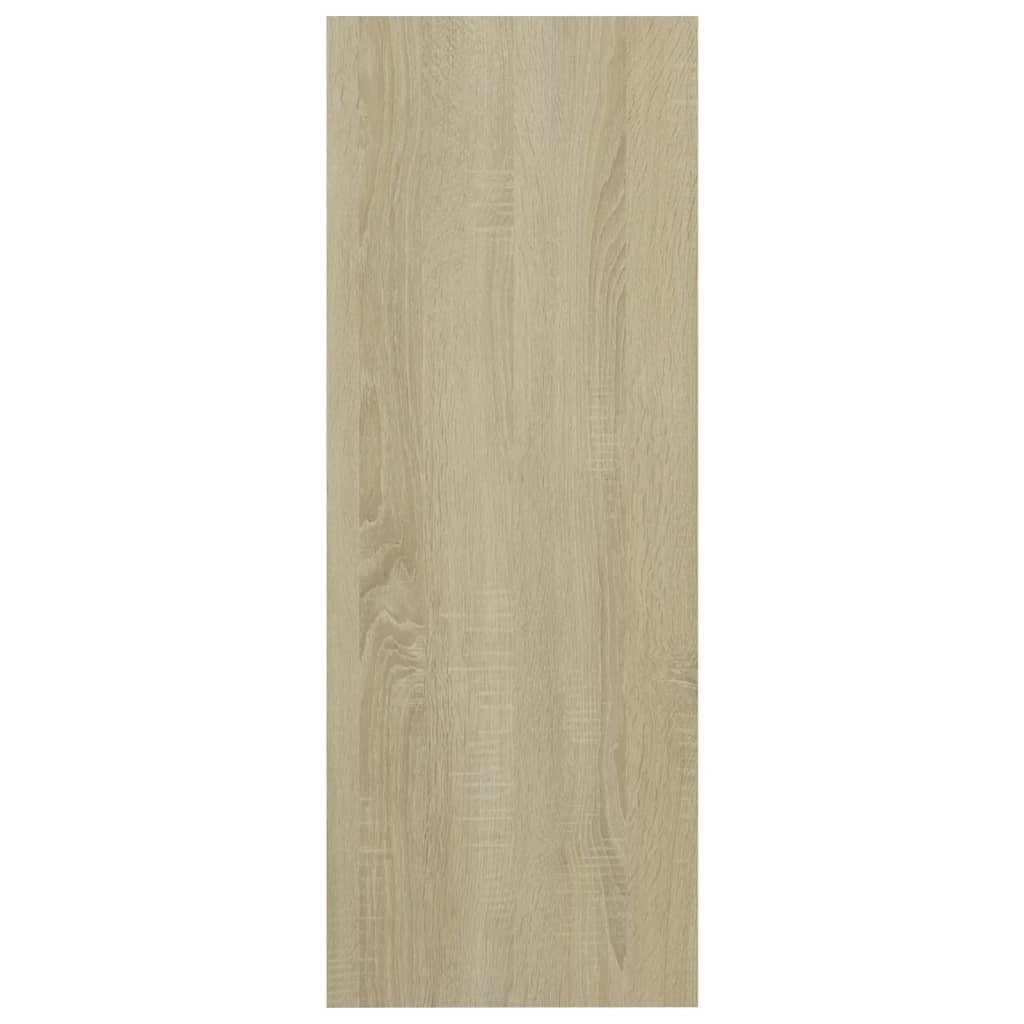 konsolbord 105x30x80 cm konstrueret træ sonoma-eg
