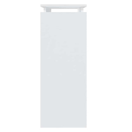 konsolbord 80x30x80 cm konstrueret træ hvid