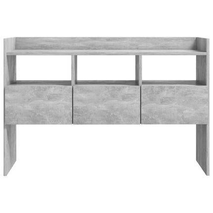 skænk 105x30x70 cm konstrueret træ betongrå
