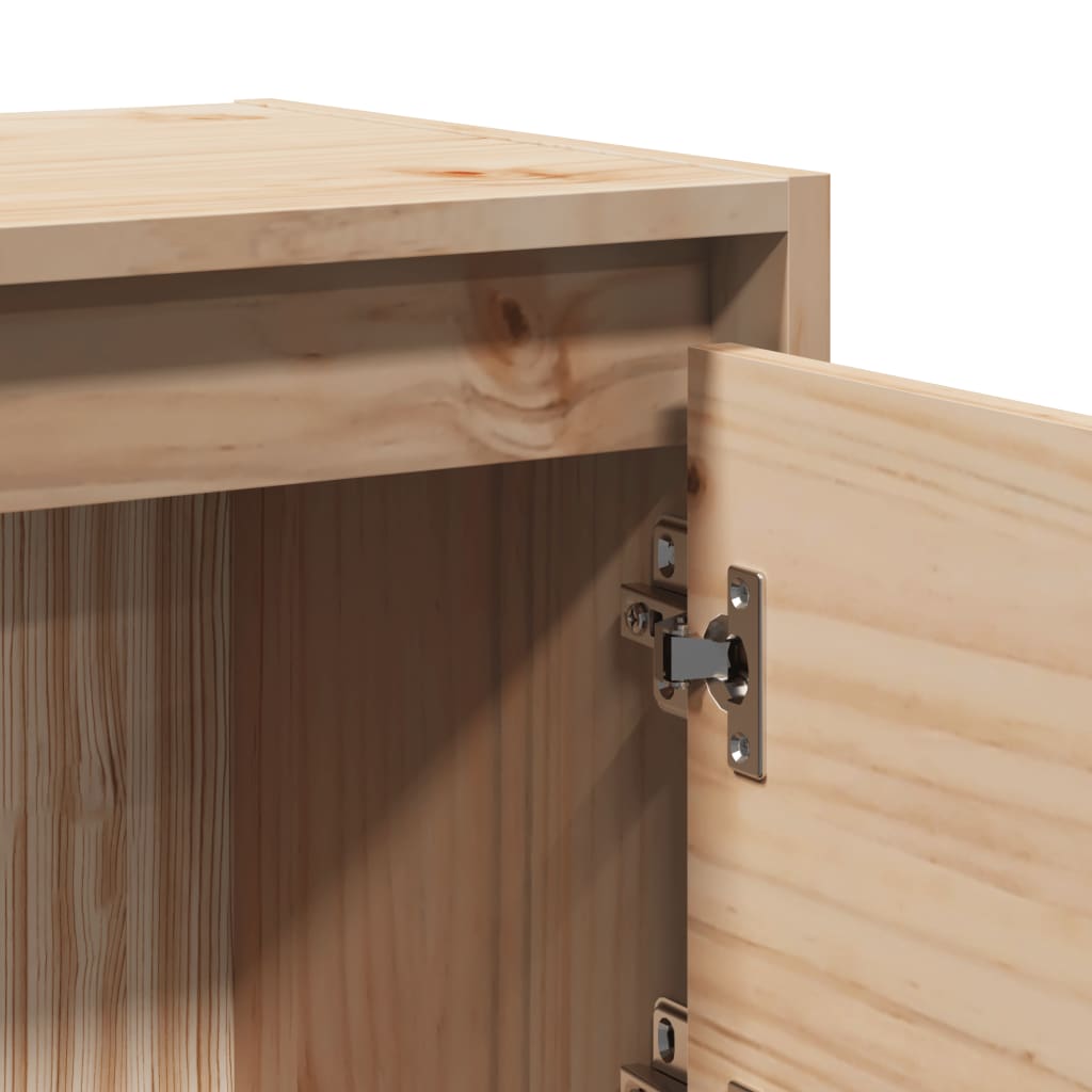 sengebord 40x30,5x40 cm massivt fyrretræ