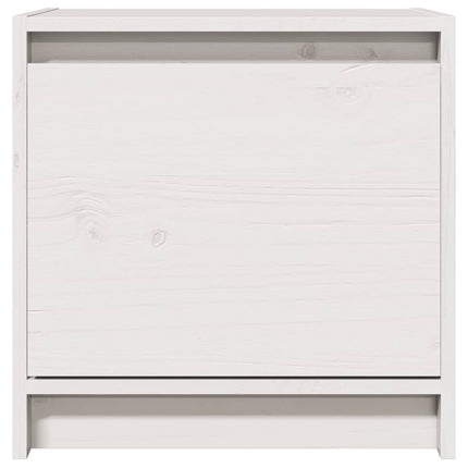 sengeborde 2 stk. 40x30,5x40 cm massivt fyrretræ hvid