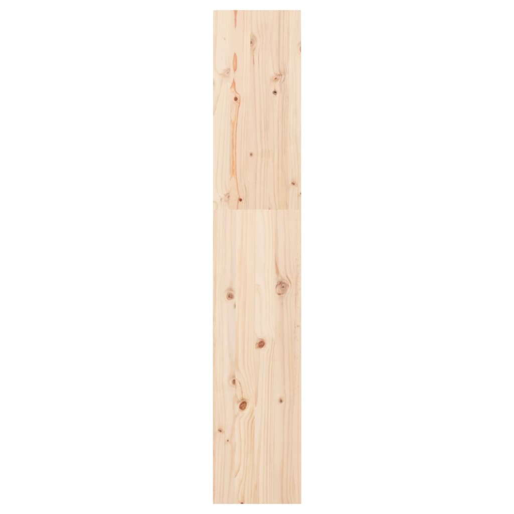 bogreol/rumdeler 60x30x167,5 cm massivt fyrretræ