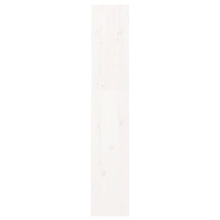 bogreol/rumdeler 60x30x167,5 cm massivt fyrretræ hvid