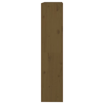 bogreol/rumdeler 80x30x135,5 cm fyrretræ gylden brun