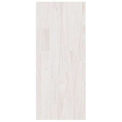bogreol/rumdeler 100x30x71,5 cm massivt fyrretræ hvid