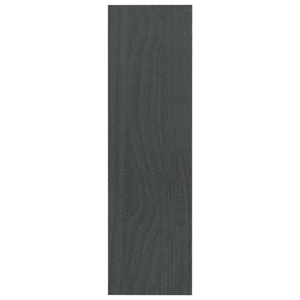 bogreol/rumdeler 100x30x103 cm massivt fyrretræ grå