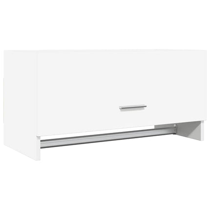 garderobe 70x32,5x35 cm konstrueret træ hvid