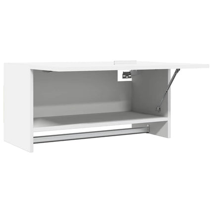 garderobe 70x32,5x35 cm konstrueret træ hvid