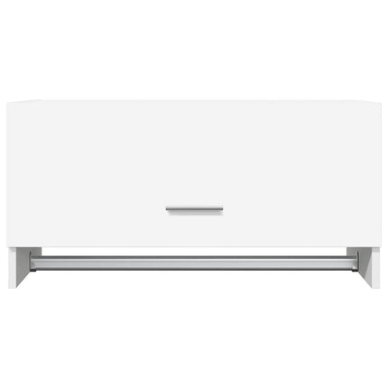 garderobe 70x32,5x35 cm konstrueret træ hvid