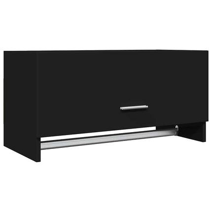garderobe 70x32,5x35 cm konstrueret træ sort