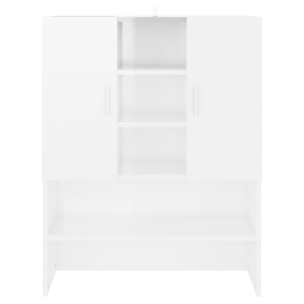 badeværelsesskab 70,5x25,5x90 cm hvid højglans