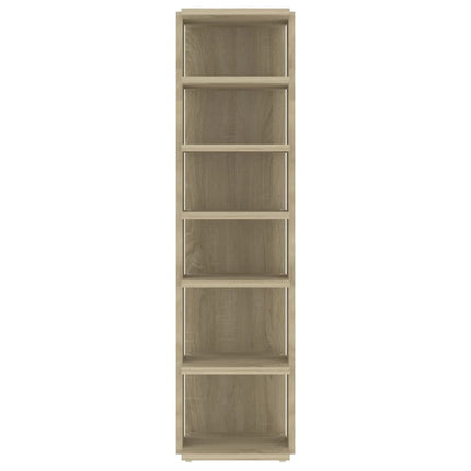 skoskabe 2 stk. 27,5x27x102 cm sonoma-eg