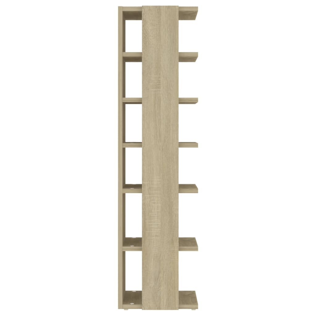 skoskabe 2 stk. 27,5x27x102 cm sonoma-eg