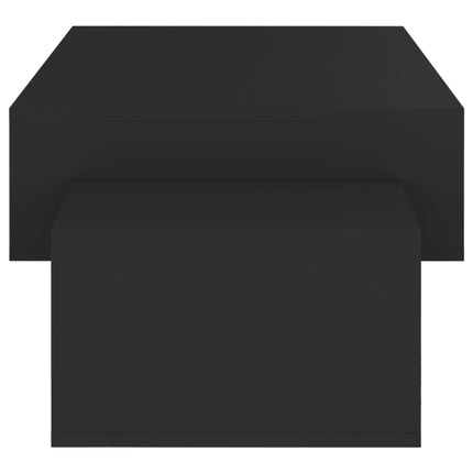 sofabord 105x55x32 cm konstrueret træ sort
