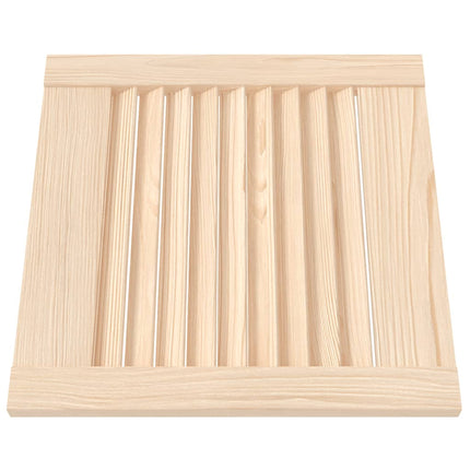 skabslåger 4 stk. 39,5x39,4 cm lameldesign massivt fyrretræ