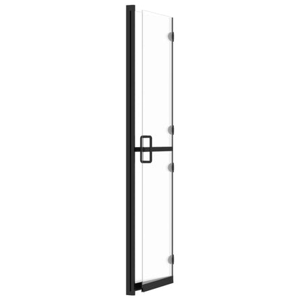 foldbar brusevæg 70x190 cm transparent sikkerhedsglas