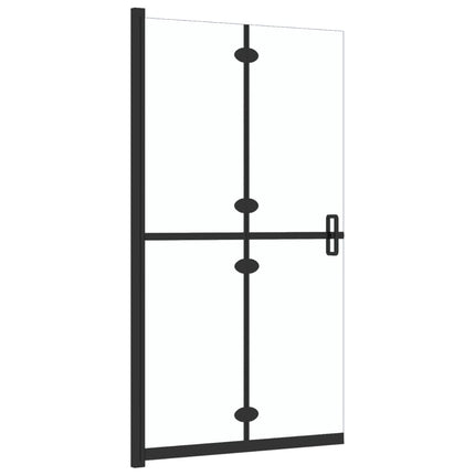 foldbar brusevæg 90x190 cm transparent sikkerhedsglas