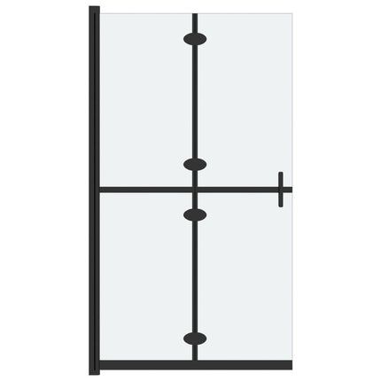 foldbar brusevæg 120x190 cm matteret sikkerhedsglas