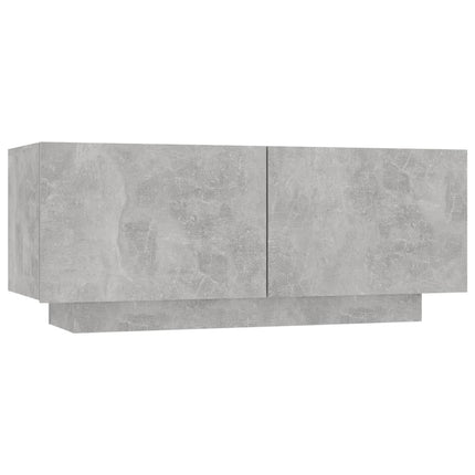 sengeskab 100x35x40 cm konstrueret træ betongrå