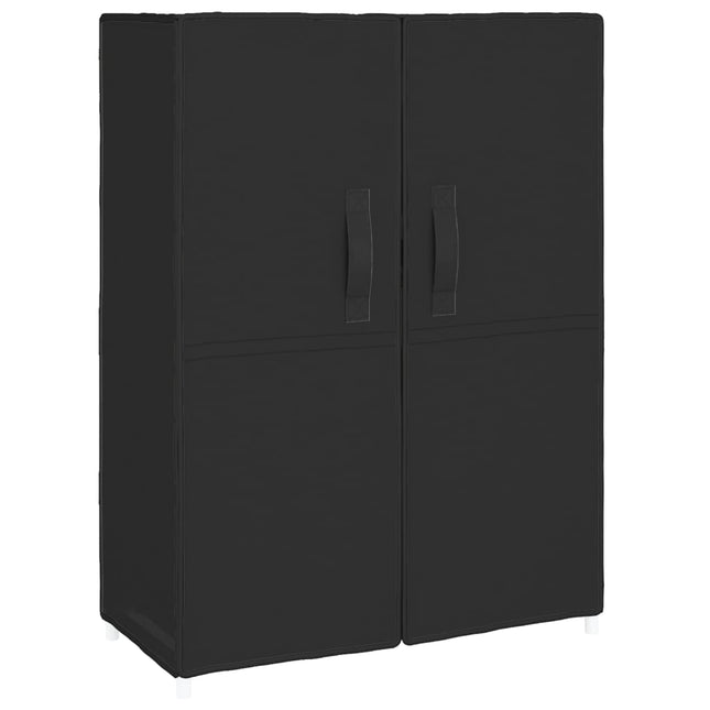 skoskab 60x28x90 stof sort