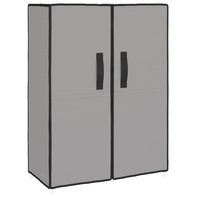 skoskab 60x28x90 stof grå