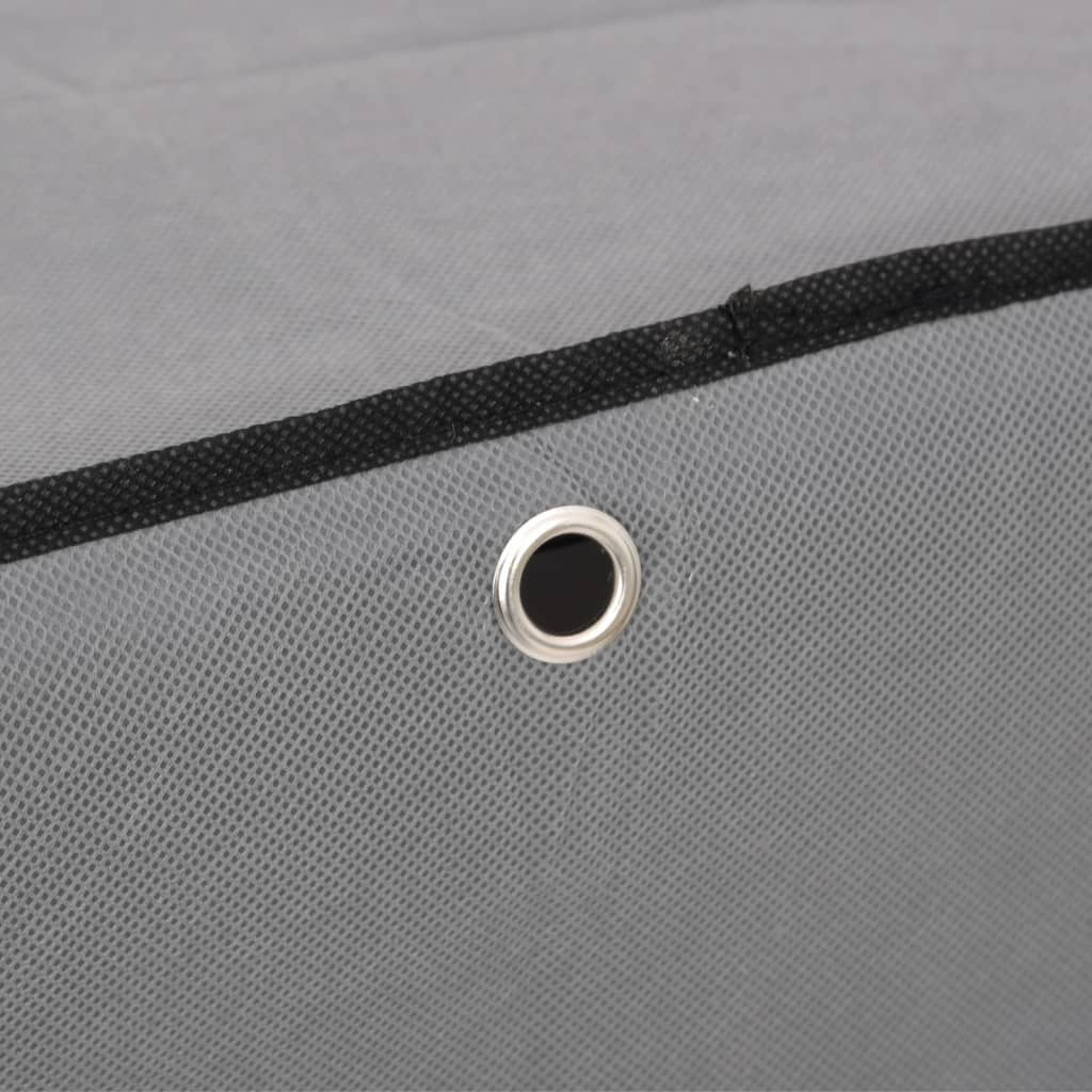 skoskab 60x28x90 stof grå