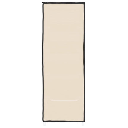 skoskab 60x28x90 stof cremefarvet