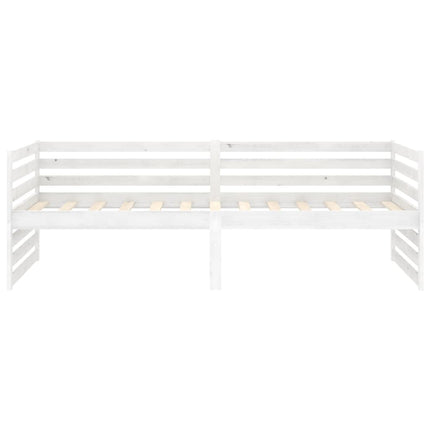 daybed 90x200 cm massivt fyrretræ hvid