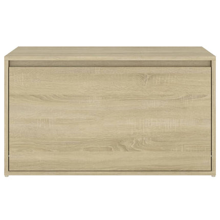 entrébænk 80x40x45 cm konstrueret træ sonoma-eg