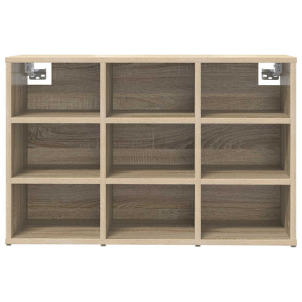Sko skab med hylde Sonoma eg 77,5 x 30 x 51 cm Konstrueret træ