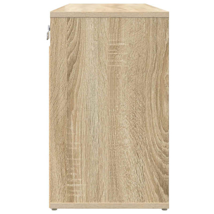 Sko skab med hylde Sonoma eg 77,5 x 30 x 51 cm Konstrueret træ